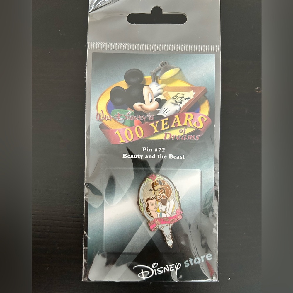Disney 100 Years of Dreams pin #72 Beauty and the Beast